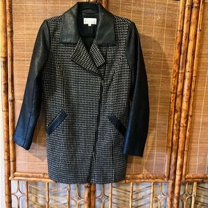 Elliot Lauren Black and White Printed Jacket